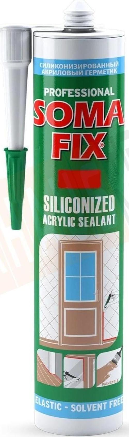 S124 Akrilik Silikonize Mastik Gri 310ML