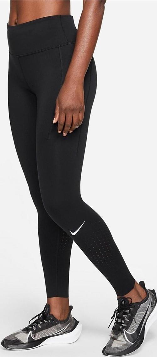 Running Fast Dri Fit Leggings Lux Buhar Bariyer Cepli Şekillendirici Toparlayıcı Spor Tayt Siyah