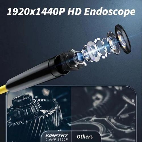 Işıklı Endoskop Kamera LED Işıklı 1920P HD Borescope Single lens