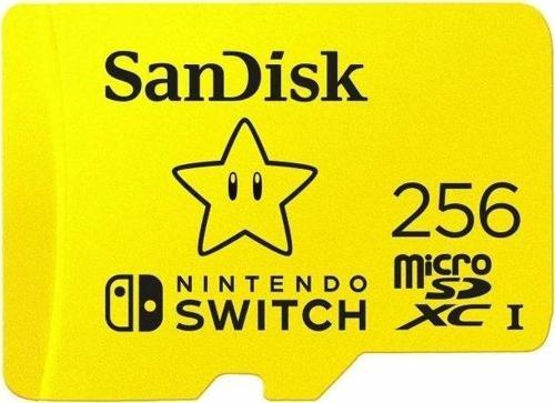 MicroSDXC Kart Super Mario Super Star 256 GB