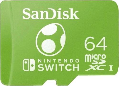 MicroSDXC Kart Yoshi 64 GB