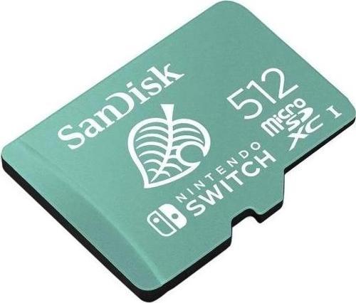 MicroSDXC Kart Animal Crossing Leaf 512 GB