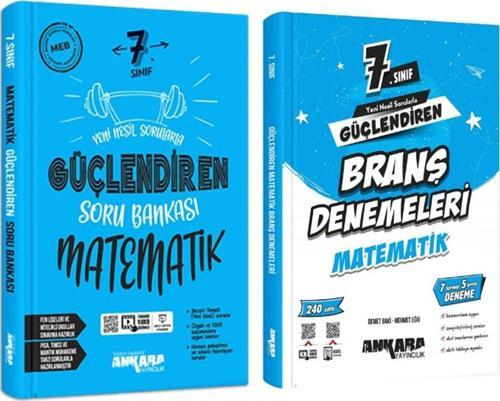Ankara Yayıncılık 7. Sınıf Matematik Güçlendiren Soru Bankası ve Deneme Seti 2 Kitap