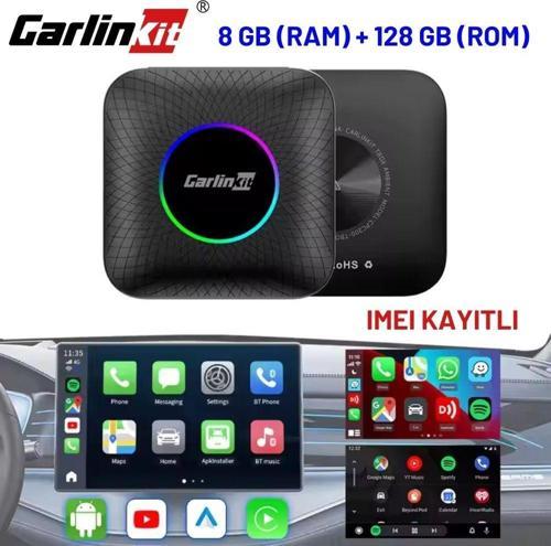 TBox Ambient Android 13, 8+128GB, Google PlayStore, Netflix, YouTube, Kablosuz/Wireless CarPlay &amp; Android