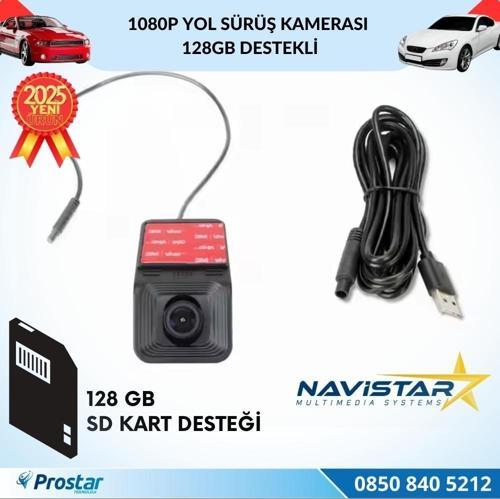 1080P Full HD 128GB Destekli USB Yol Sürüş Kamerası