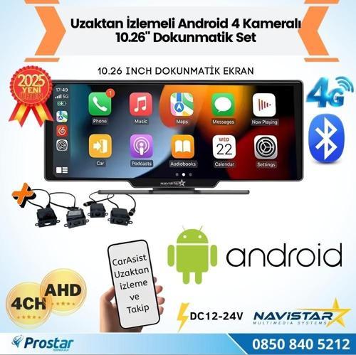 Profesyonel 10. 26 İnç Android Uzaktan İzlemeli Araç Dokunmatik Full Set