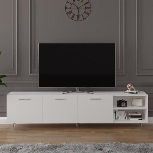 %100 MDFLAM Tv Ünitesi Beyaz T-18