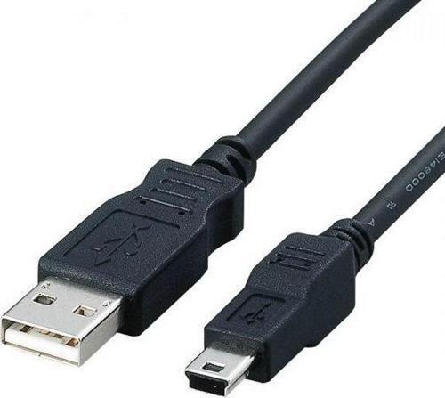Usb 2.0 Bağlantı Kablosu, Usb A Erkek - Usb Mini B (5 Pin) Erkek, 1.80 Metre, Awg 28, Usb 2.0 Uyumlu