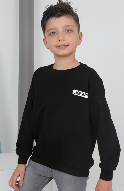 Toontoy Erkek Çocuk Baskılı Sweatshirt