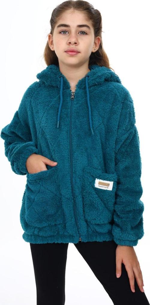 Toontoy Kız Çocuk Peluş Hırka