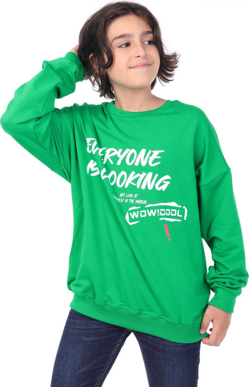 Toontoy Erkek Çocuk Baskılı Sweatshirt