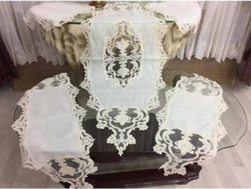 Linen Kumaş Etuval 5 Parça Salon Takımı+