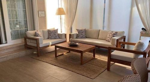 Ahşap 3+2+1 Bahçe Balkon Teras Oturma Grubu