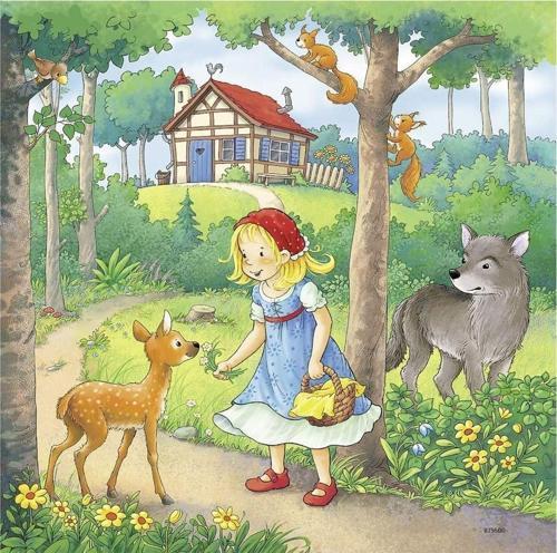 Çocuk Puzzle 3X49 Parça Masal Prensesleri 80519