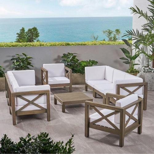 Simera Bahçe- Balkon -Teras Oturma Grubu (Beyaz)