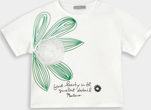 Kız Çocuk Nakışlı Beauty Flower Bluz