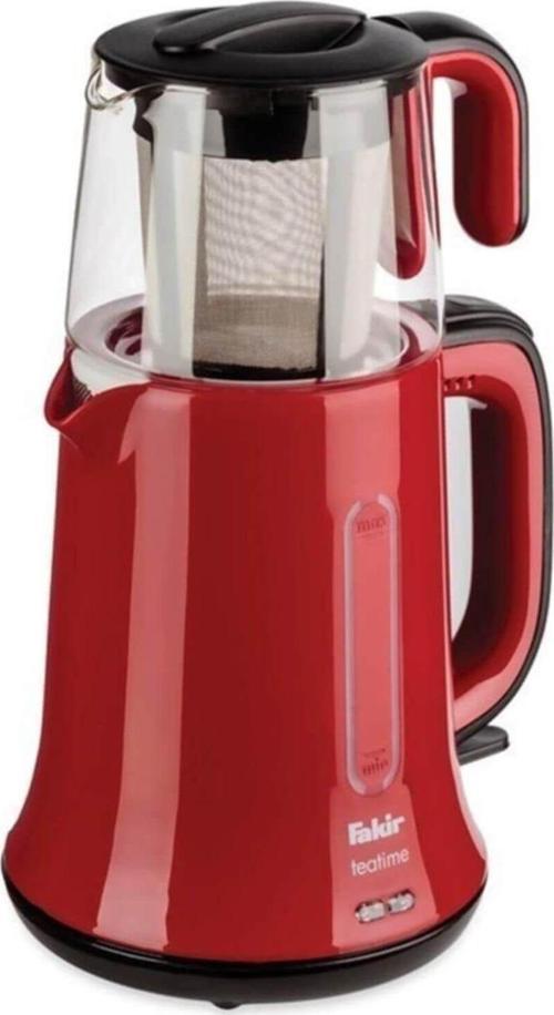 Teatime Kırmızı Siyah Çay Yapma Makinesi