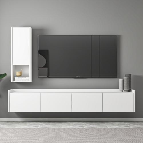 T007 Duvara Monte, Raflı Tv Ünitesi, Tv Sehpası