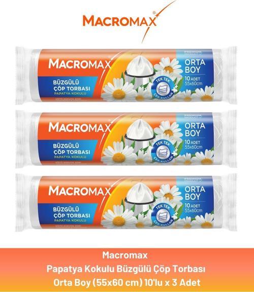 Büzgülü Papatya Çöp Torbası Orta Boy 10'lu x 3 Adet
