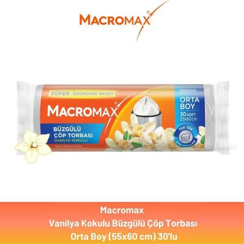 Büzgülü Vanilya Çöp Torbası Orta Boy 30'lu