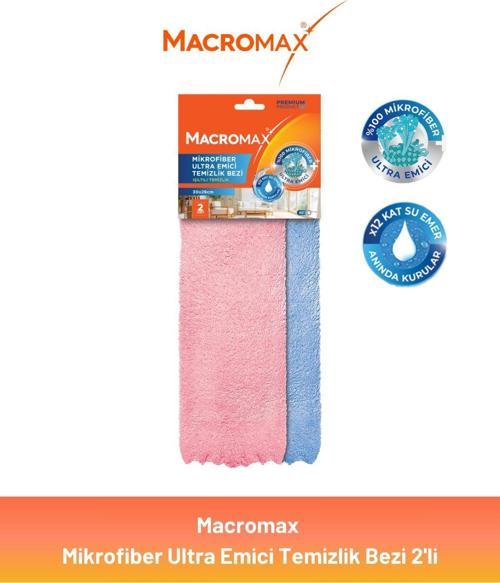Ultra Emici Mikrofiber Temizlik Bezi 2'li