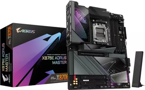 Gıgabyte X870E Aorus Master Atx Anakart, Amd X870E Chipset, Ddr5 Bellek, Am5 Soket Tipi