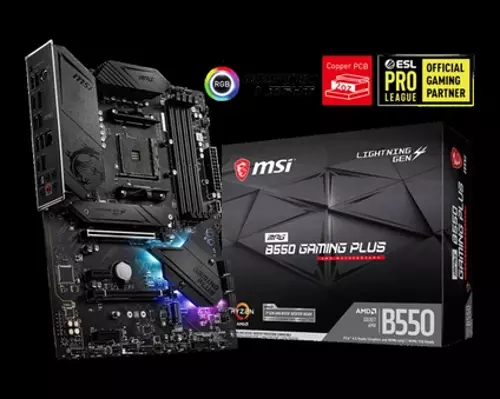 MPG B550 GAMING PLUS DDR4 4400MHZ 1XHDMI 1XDP 2XM.2 USB 3.2 ATX AM4