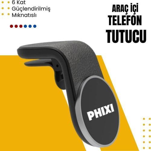 Basic CH25 'L' Kesim 6X Güçlendirilmiş Mıknatıslı Araç İçi Telefon Tutucu - Güvenli ve Sağlam