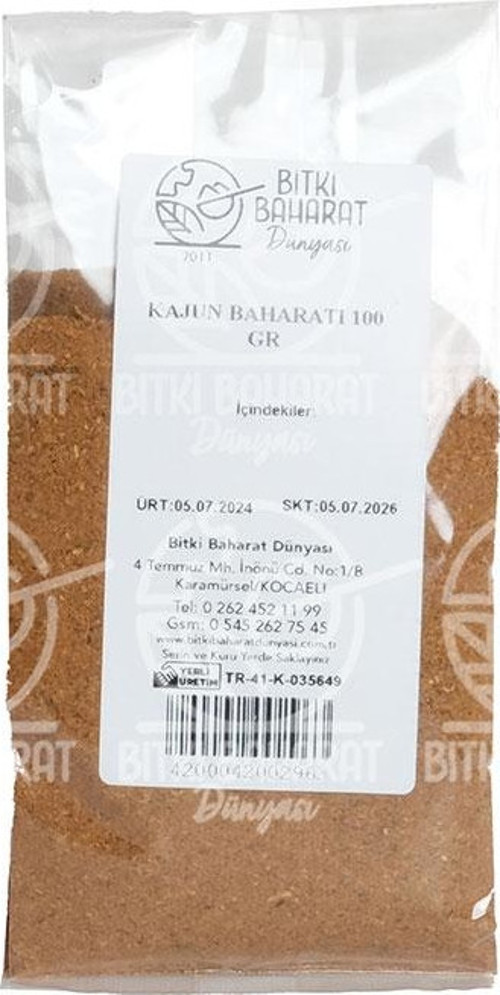Kajun Baharatı 100 Gr