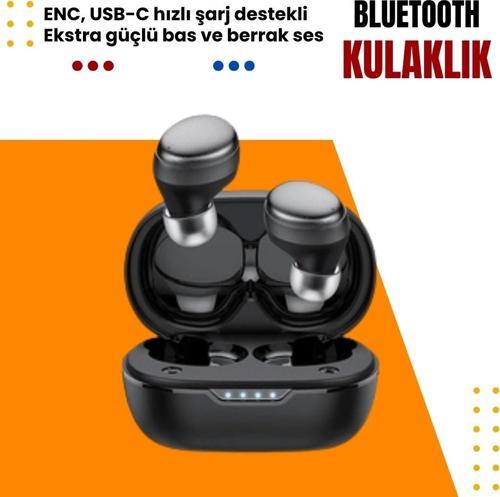 Force S60 ENC USB-C Hızlı Şarjlı Bluetooth Kulaklık - Güçlü Bas ve Yüksek Ses Kalitesi
