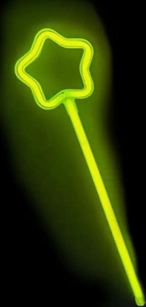 Nessiworld Glow Stick Yıldız Asa Kırılınca Yanan Yıldız Çubuklar 6 Renk 6 Adet