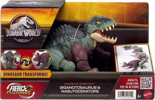 HPD33 Jurassic World Değişim Serisi - Çifte Tehlike Büyük Dinozor Figürleri