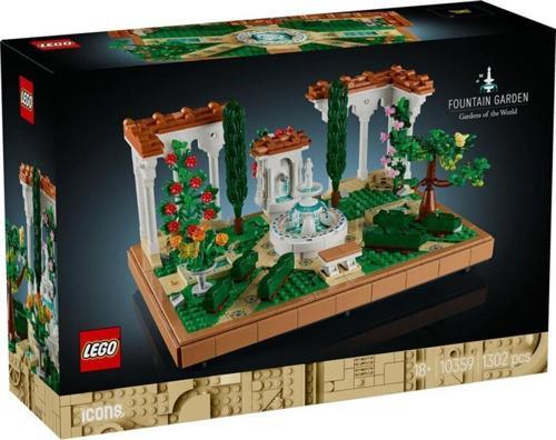 10359 Lego icons Çeşmeli Bahçe - Fountain Garden 1302 parça +18 yaş