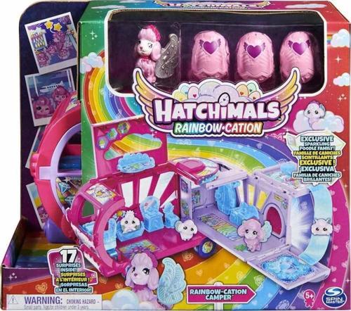 NessiWorld 1038215 Hatchimals dönüşen Rainbow Cation karavan