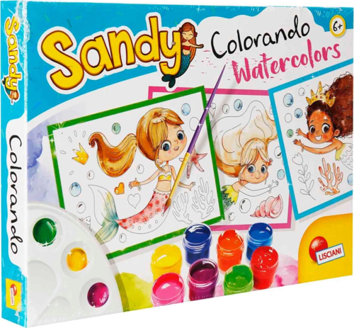 Nessiworld Deniz Kızı Desenli Sulu Boya Seti