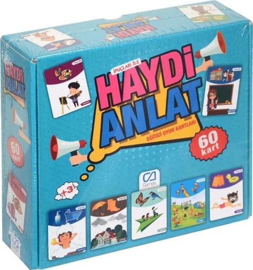 5080 CA Games, Haydi Anlat - Eğitici Oyun Kartları / +3 yaş