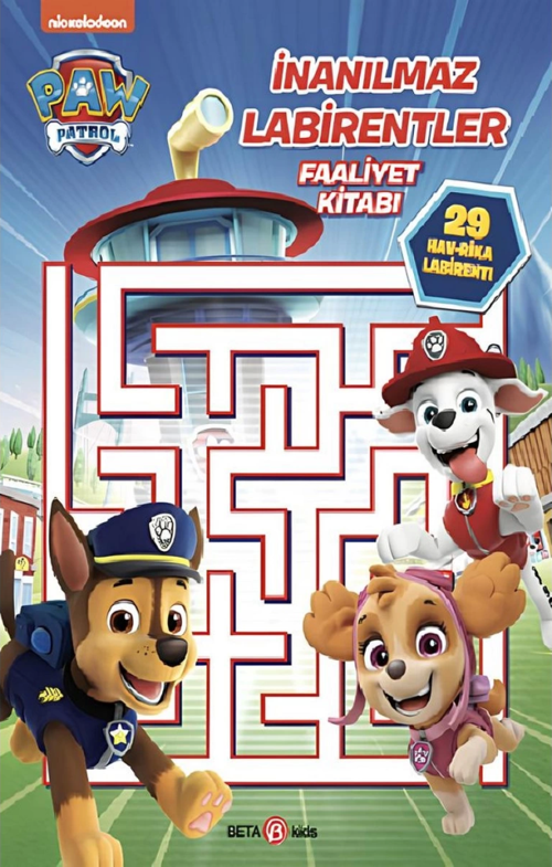 Nessiworld Paw Patrol İnanılmaz Labirentler Faaliyet Kitabı 38079BT