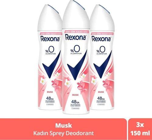 Musk Kadın Sprey Deodorant 150 ml X3