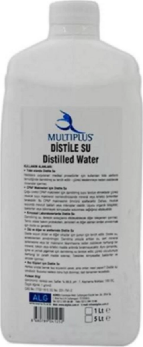 Distile Su ( Saf Su ) 1000 ml 12'li