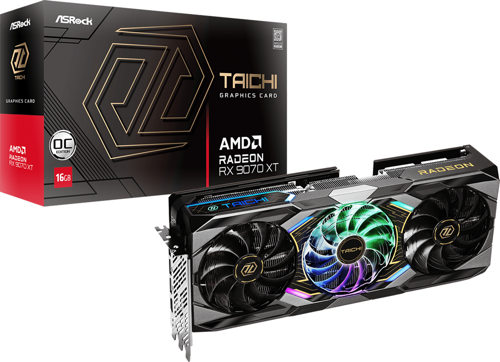 AMD Radeon RX 9070 XT Taichi OC 16GB GDDR6 256 Bit Ekran Kartı