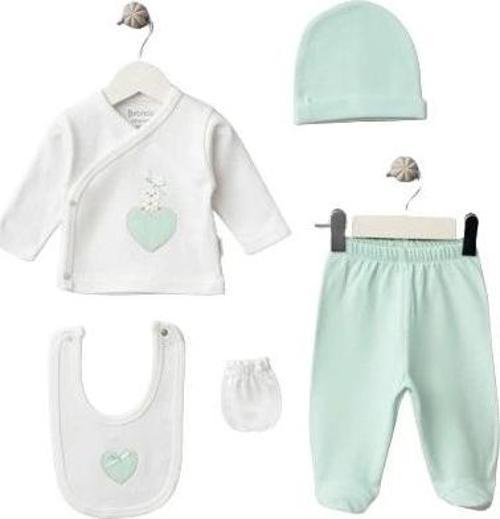 Bebitof Kalpli Tavşan 5'Li Zıbın Set 20091 Mint