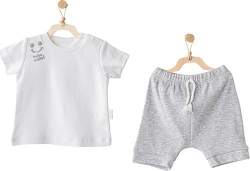 Ac25894 2'li Basic Bebe Takım Grey Melange
