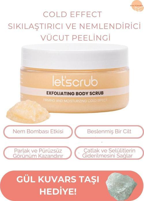 Cold Effect Vücut Peelingi Sıkılaştırıcı Ve Nemlendirici Nem Bombası Body Scrub 280 Gr