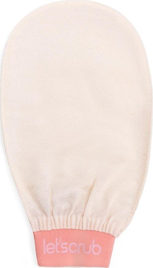 1 Adet Ekru Banyo Duş Kesesi Peeling Eldiveni %100 Floş Ipek Kadın Ve Erkekler Için