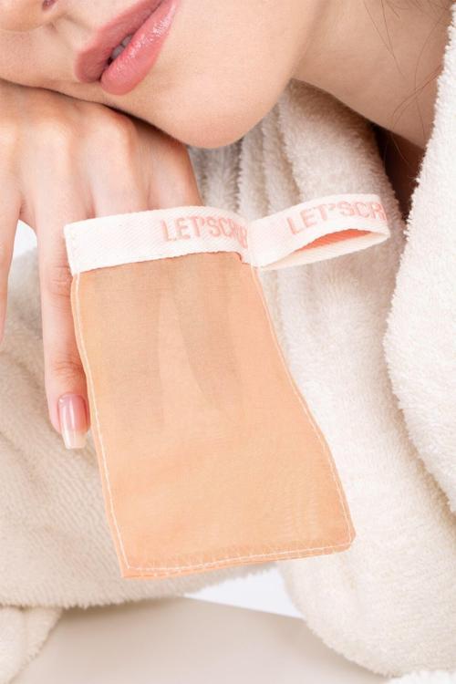 Yavruağzı Yüz Kesesi Floş Ipek Peeling Eldiveni Kadın Ve Erkekler Için 1 Adet