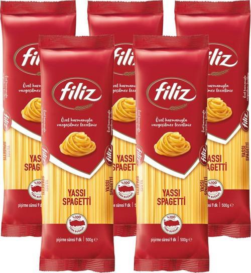 Yassı Spagetti 500 Gr. X 5 Adet