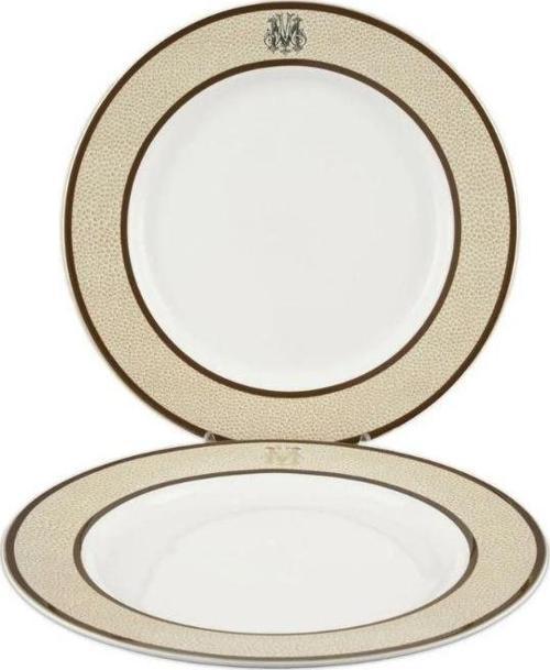 Micasa Desenli 2li Servis Tabağı Seti 27cm