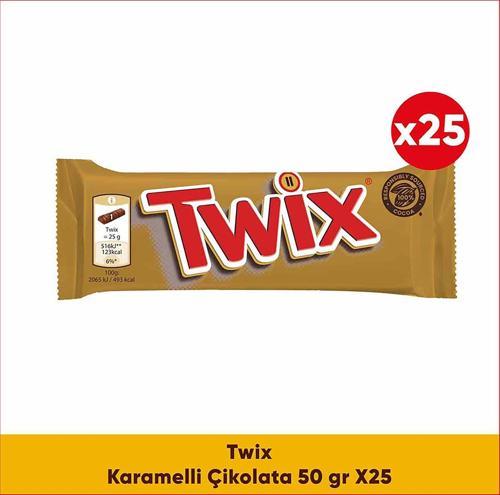 Karamelli Çikolata 50 G x25