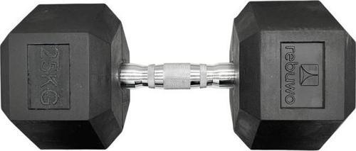 Hex Dambıl Kauçuk Altıgen Dambıl Hex Dumbbell 25 KG 1 Adet