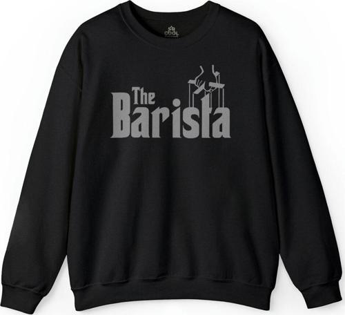 The Barista Godfather Coffee Kahve Espresso Baskılı Sweatshirt